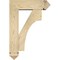 Ekena Millwork Westlake Arts and Crafts Rough Sawn Bracket w/ Offset Brace, Douglas Fir, 6"W x 18"D x 26"H BKT0604X18X26WTL03RDF - alternate 2